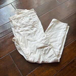 Joie white cargo pants sz 28